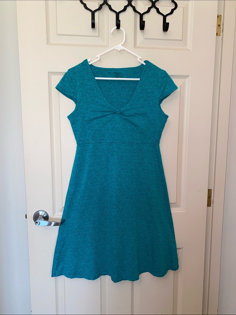 Toad&Co Turquoise Cotton Midi Dress